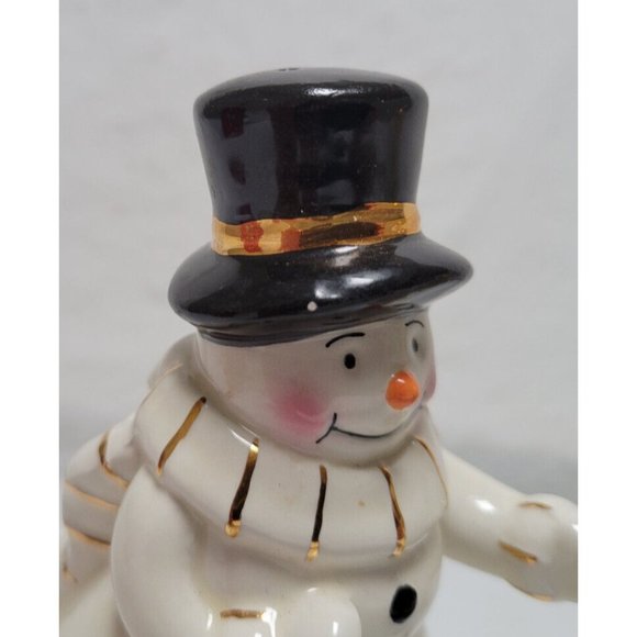 Home for the Holidays 2004 Snowman Couple Salt & Pepper Shaker Set #56005 - Picture 6 of 14